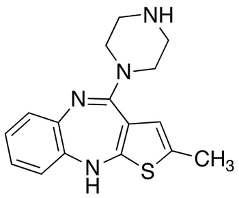 N-Demethyl Olanzapine - Chemical structure and product image
