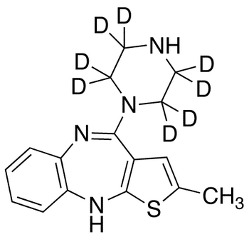 N-Demethyl Olanzapine-d8 - Chemical structure and product image