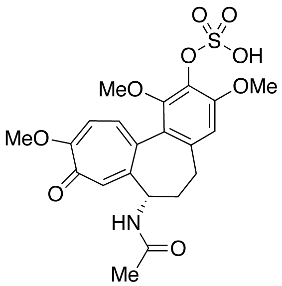 2-Demethyl Colchicine 2-O-Sulfate - Chemical structure and product image