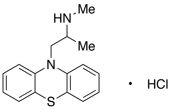 rac N-Demethyl Promethazine Hydrochloride - Chemical structure and product image