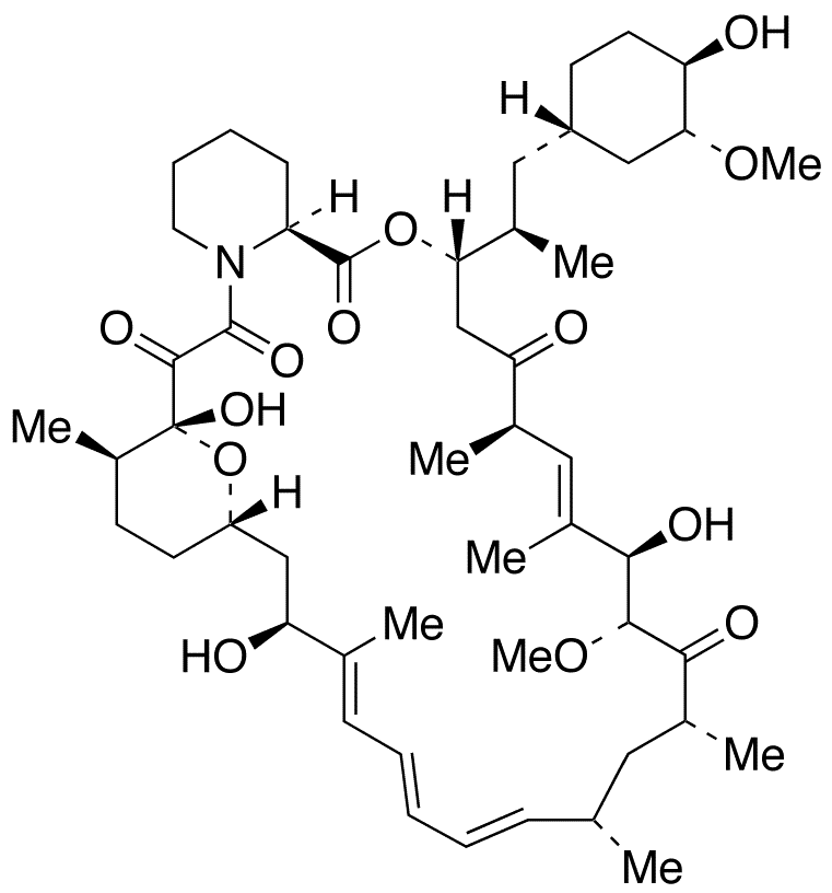 7-O-Demethyl Rapamycin (~80%) - Chemical structure and product image