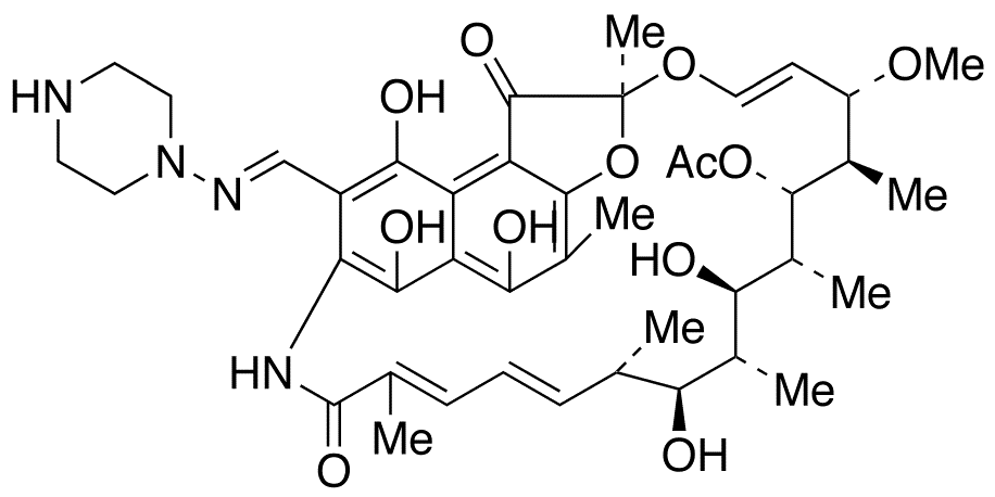 N-Demethyl Rifampicin - Chemical structure and product image