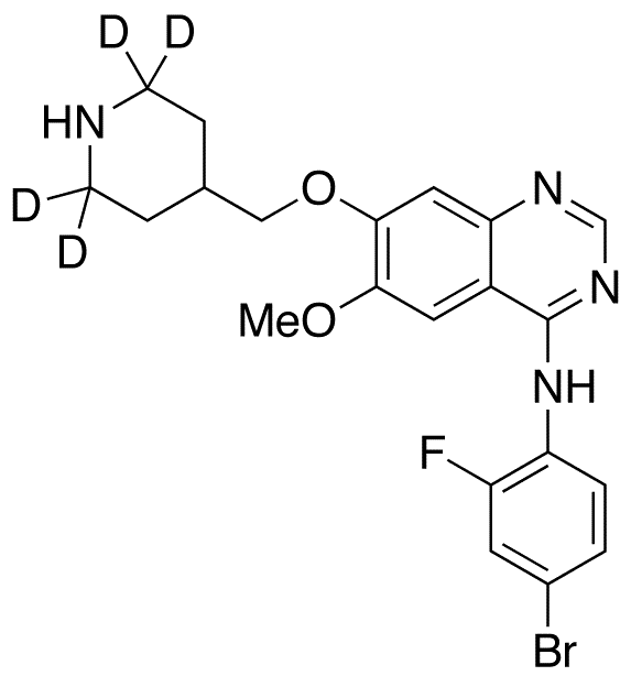 N-Demethyl Vandetanib-d4 - Chemical structure and product image