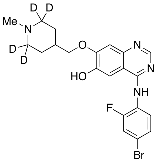 O-Demethyl Vandetanib-d4 - Chemical structure and product image