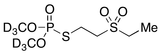 Demeton-S-methyl Sulfone-d6 - Chemical structure and product image