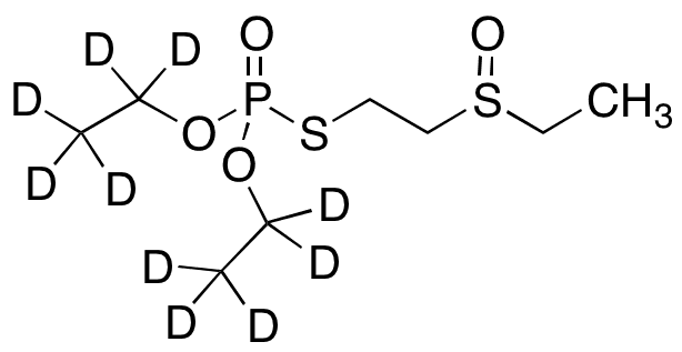 Demeton-S Sulfoxide-d10 - Chemical structure and product image