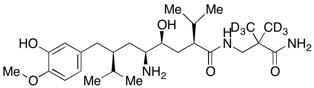 O-Demethoxypropane Aliskiren-d6 - Chemical structure and product image