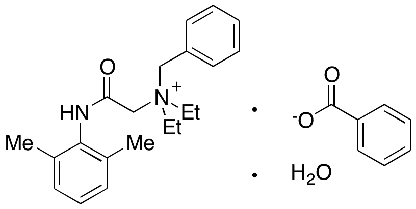 Denatonium Benzoate Hydrate - Chemical structure and product image