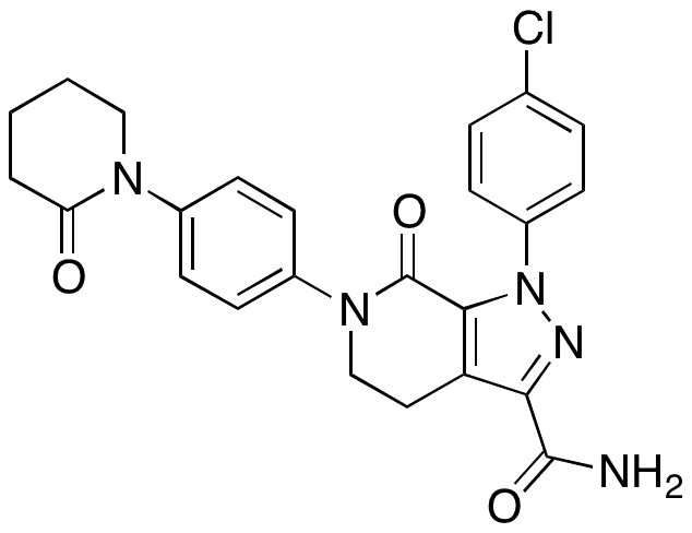 p-Demethoxy p-Chloro Apixaban - Chemical structure and product image