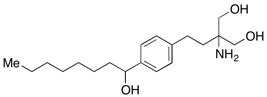 4-Deoctyl 4-(1-Hydroxyoctyl) Fingolimod - Chemical structure and product image