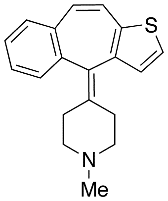 10-Deoxo-9,10-dehydro Ketotifen - Chemical structure and product image