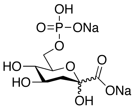 3-Deoxy-D-arabinoheptulosonic Acid 7-Phosphate Disodium Salt - Chemical structure and product image