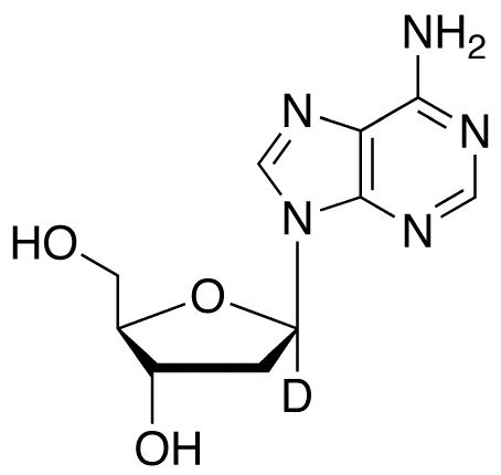 2-Deoxyadenosine-1-d Monohydrate - Chemical structure and product image