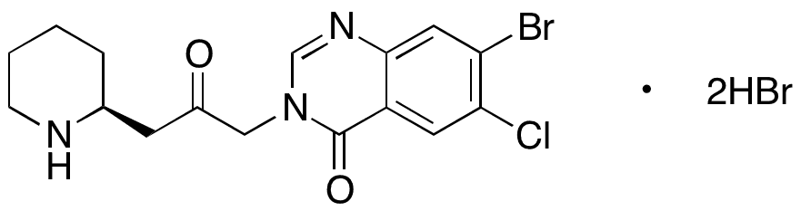 (+)-Deoxyhalofebrifugine Dihydrobromide - Chemical structure and product image