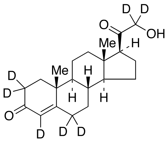 11-Deoxy Corticosterone-d7 - Chemical structure and product image