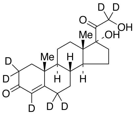 11-Deoxy Cortisol-d7 (Major) - Chemical structure and product image
