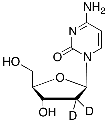 2-Deoxy Cytidine-2,2-d2 - Chemical structure and product image