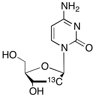 2-Deoxycytidine-2-13C - Chemical structure and product image