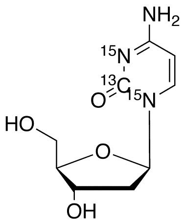 2-Deoxy Cytidine-13C,15N2 - Chemical structure and product image
