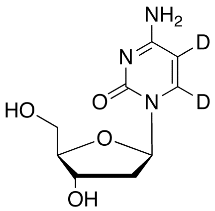 2-Deoxy Cytidine-5,6-d2 - Chemical structure and product image