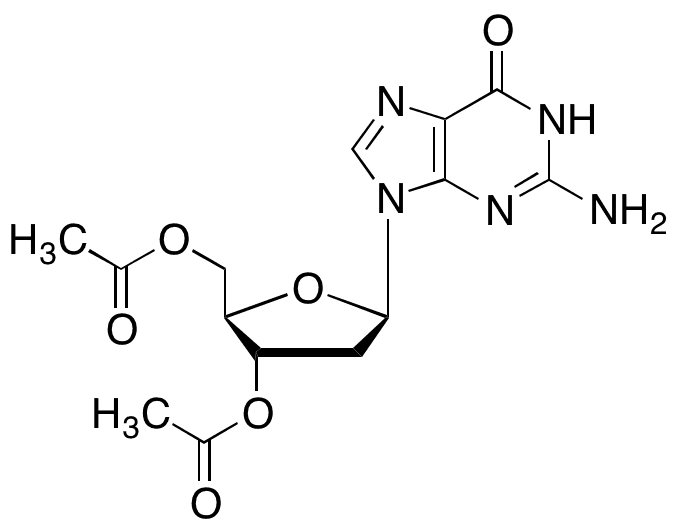 2-Deoxy-3,5-di-O-acetylguanosine - Chemical structure and product image
