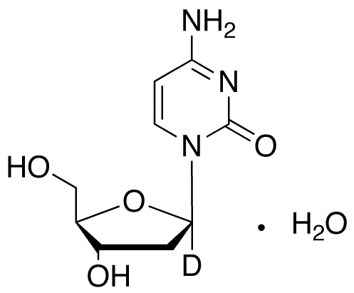 2-Deoxycytidine-1-d Monohydrate - Chemical structure and product image