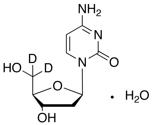 2-Deoxycytidine-5,5-d2 Monohydrate - Chemical structure and product image