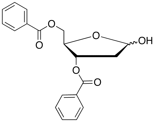 2-Deoxy-3,5-di-O-benzoylribofuranose - Chemical structure and product image