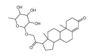 Deoxycorticosterone 21-glucoside - Chemical structure and product image