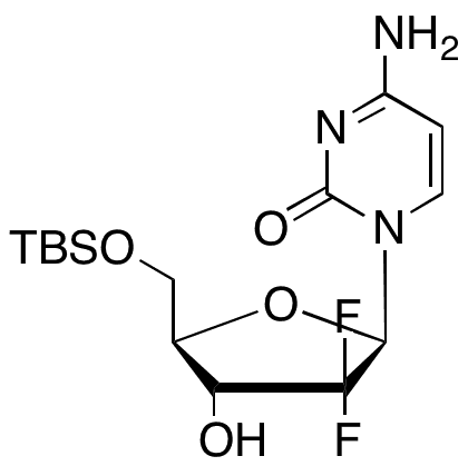 2-â€‹Deoxy-â€‹5-â€‹O-â€‹[(1,â€‹1-â€‹dimethylethyl)â€‹dimethylsilyl]â€‹-â€‹2,â€‹2-â€‹difluorocytidine - Chemical structure and product image