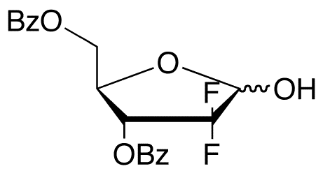 2-Deoxy-2,2-difluoro-D-erythro-ribofuranose-3,5-dibenzoate - Chemical structure and product image