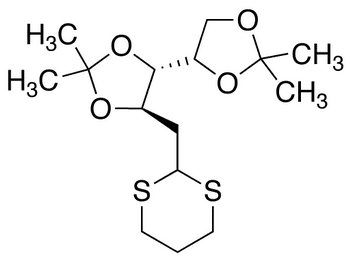 2-Deoxy-3,4:5,6-di-O-isopropylidene-D-arabino-hexose Propylene Dithioacetal - Chemical structure and product image