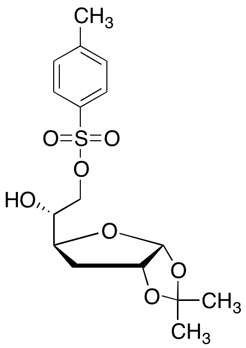 3-â€‹Deoxy-â€‹1,â€‹2-â€‹O-â€‹(1-â€‹methylethylidene)â€‹-â€‹alpha-â€‹D-â€‹ribo-â€‹hexofuranose 6-â€‹(4-â€‹Methylbenzenesulfonaâ€‹te) - Chemical structure and product image
