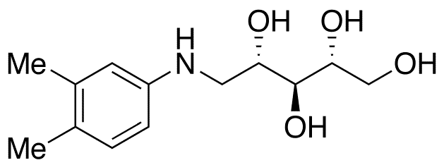 1-Deoxy-1-[(3,4-dimethylphenyl)amino]-D-ribitol - Chemical structure and product image
