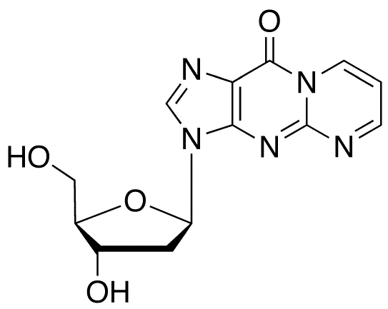 3-(2-Deoxy-beta-D-erythro-pentofuranosyl)pyrimido[1,2-a]purin-10(3H)-one - Chemical structure and product image