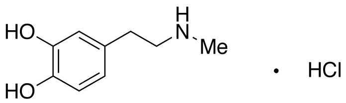 Deoxy Epinephrine Hydrochloride - Chemical structure and product image