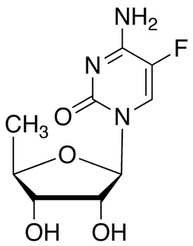 5-Deoxy-5-fluoro Cytidine - Chemical structure and product image