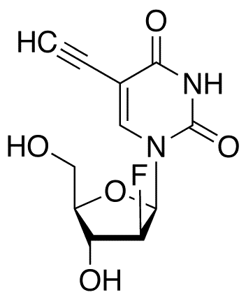 (2S)-2-Deoxy-2-fluoro-5-ethynyluridine - Chemical structure and product image