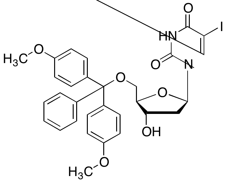 2-Deoxy-5-O-DMT-5-iodouridine - Chemical structure and product image