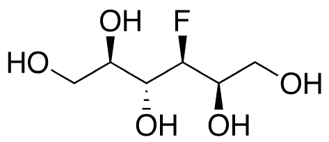 3-Deoxy-3-fluoro-D-galactitol - Chemical structure and product image