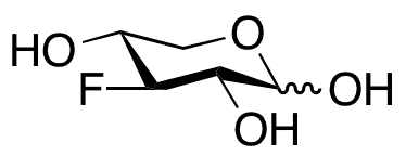 3-Deoxy-3-fluoro-D-xylose (10% w/w in H2O) - Chemical structure and product image