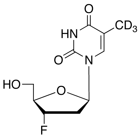 3-Deoxy-3-fluorothymidine-d3 - Chemical structure and product image