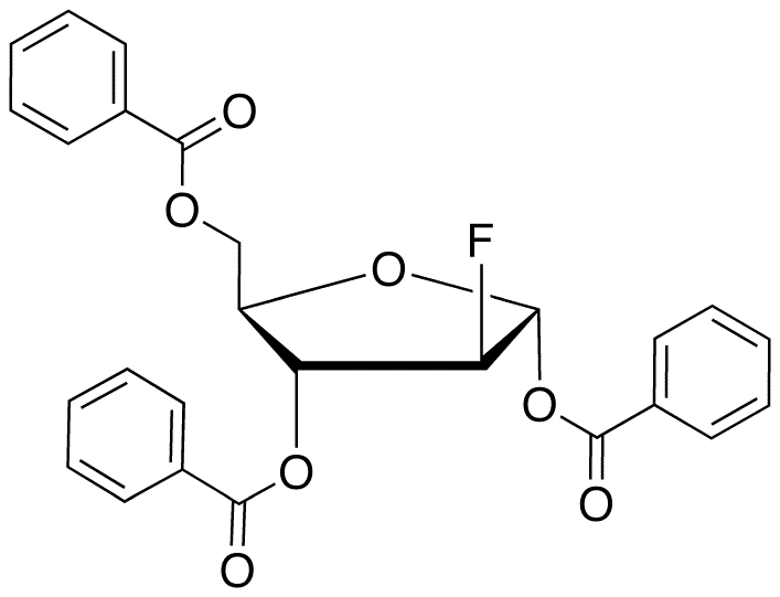 2-Deoxy-2-fluoro-1,3,5-tri-O-benzoyl-alpha-D-arabinofuranose - Chemical structure and product image