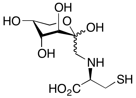N-â€‹(1-Deoxy-â€‹D-â€‹fructos-â€‹1-â€‹yl)â€‹-L-â€‹cysteine - Chemical structure and product image