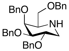 1-Deoxygalactonojirimycin Tetrabenzyl Ether - Chemical structure and product image