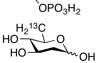 2-Deoxy-D-glucose(6-13C)-6-phosphate - Chemical structure and product image