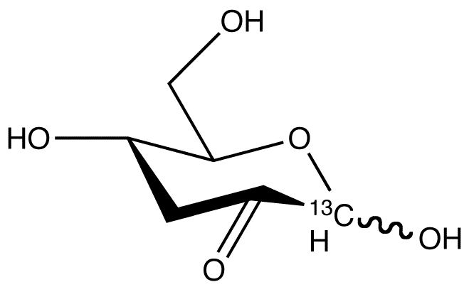 3-Deoxyglucosone-13C - Chemical structure and product image