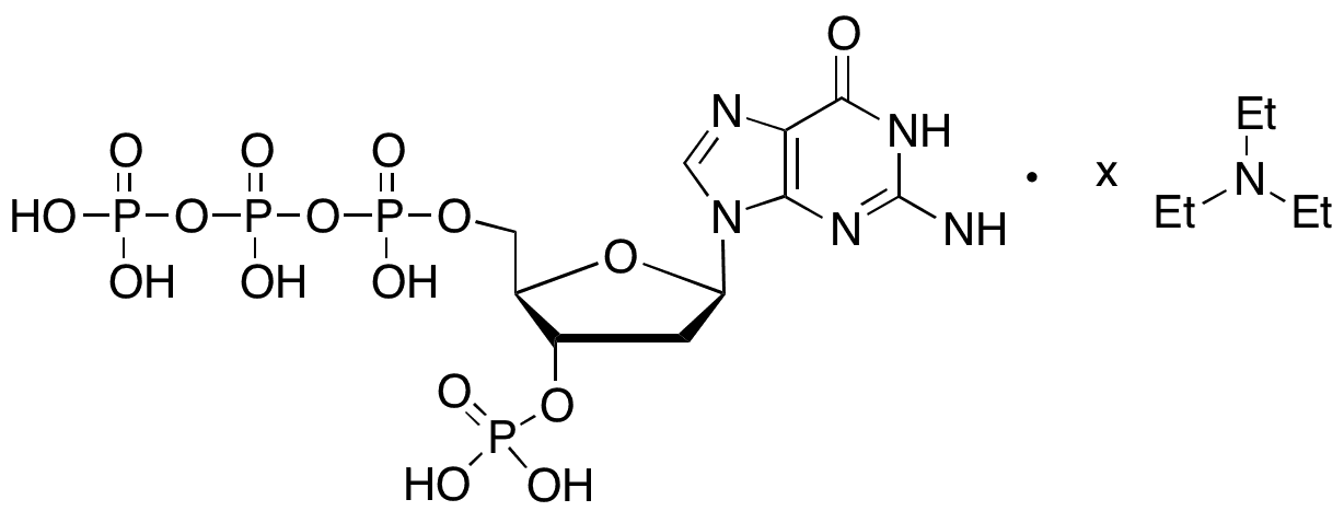 2-Deoxyguanosine 3-Monophosphate 5-Triphosphate Triethylamine Salt - Chemical structure and product image