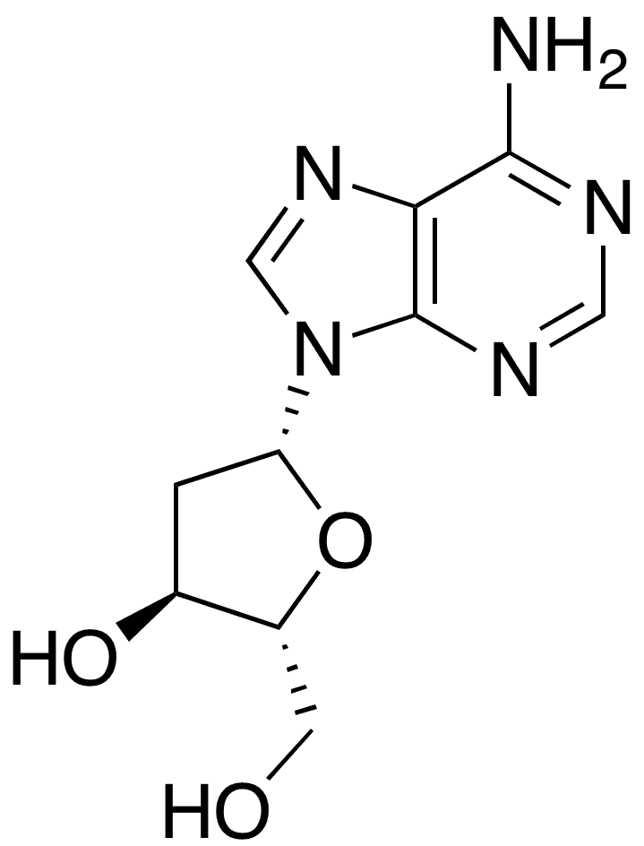 2-Deoxyadenosine - Chemical structure and product image