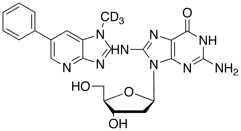 N-(Deoxyguanosin-8-yl)-2-amino-1-(methyl-d3)-6-phenylimidazo[4,5-beta]pyridine - Chemical structure and product image